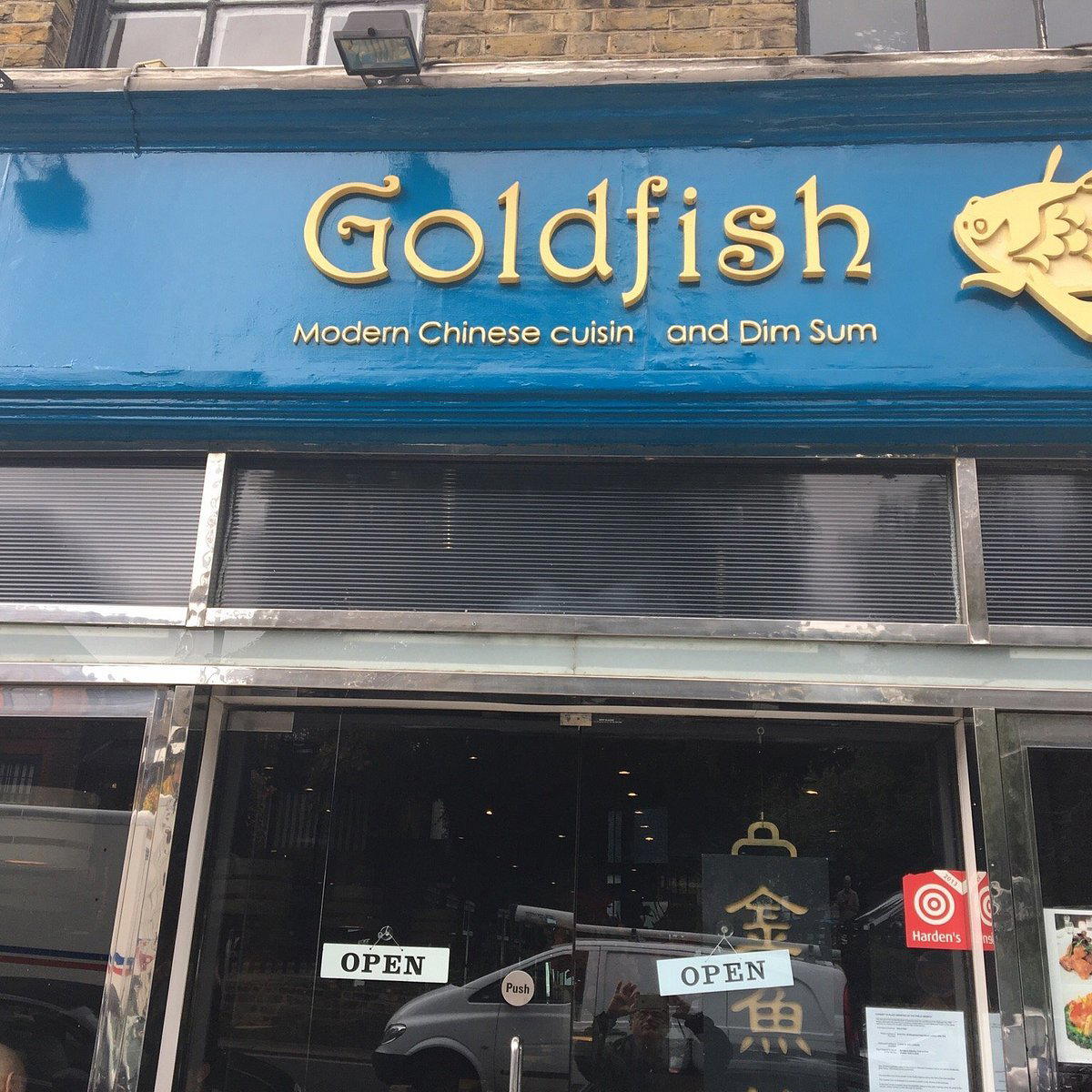 Goldfish restaurant in London, United Kingdom