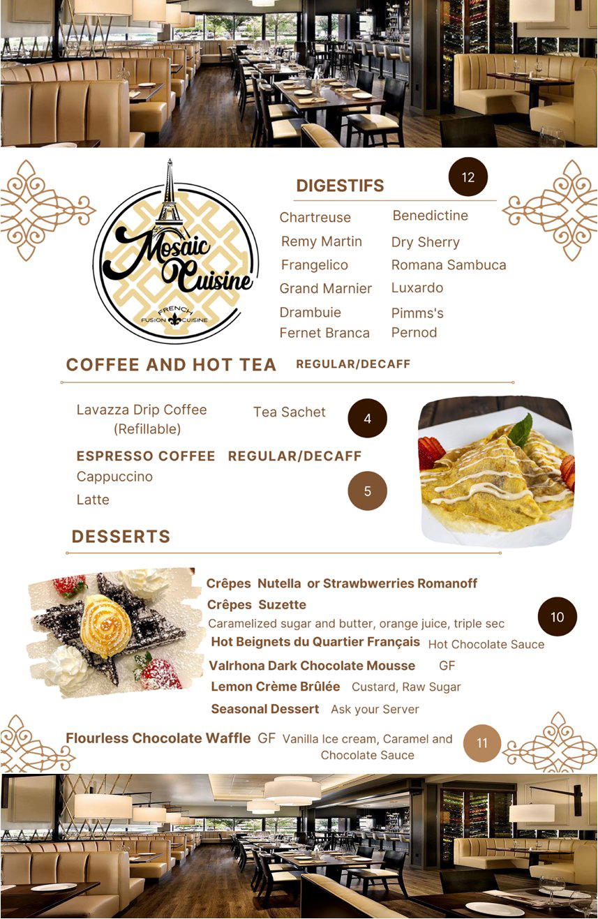 Mosaic Cuisine restaurant in Rockville, United States