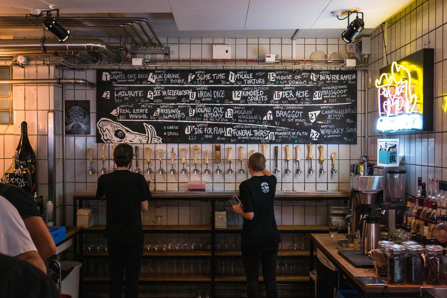 Warpigs Brewpub restaurant in Copenhagen, Denmark