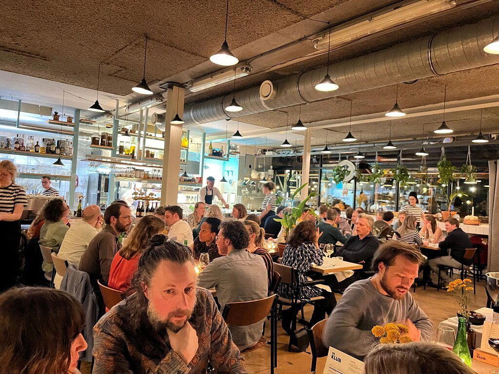 De Klub restaurant in Utrecht, Netherlands
