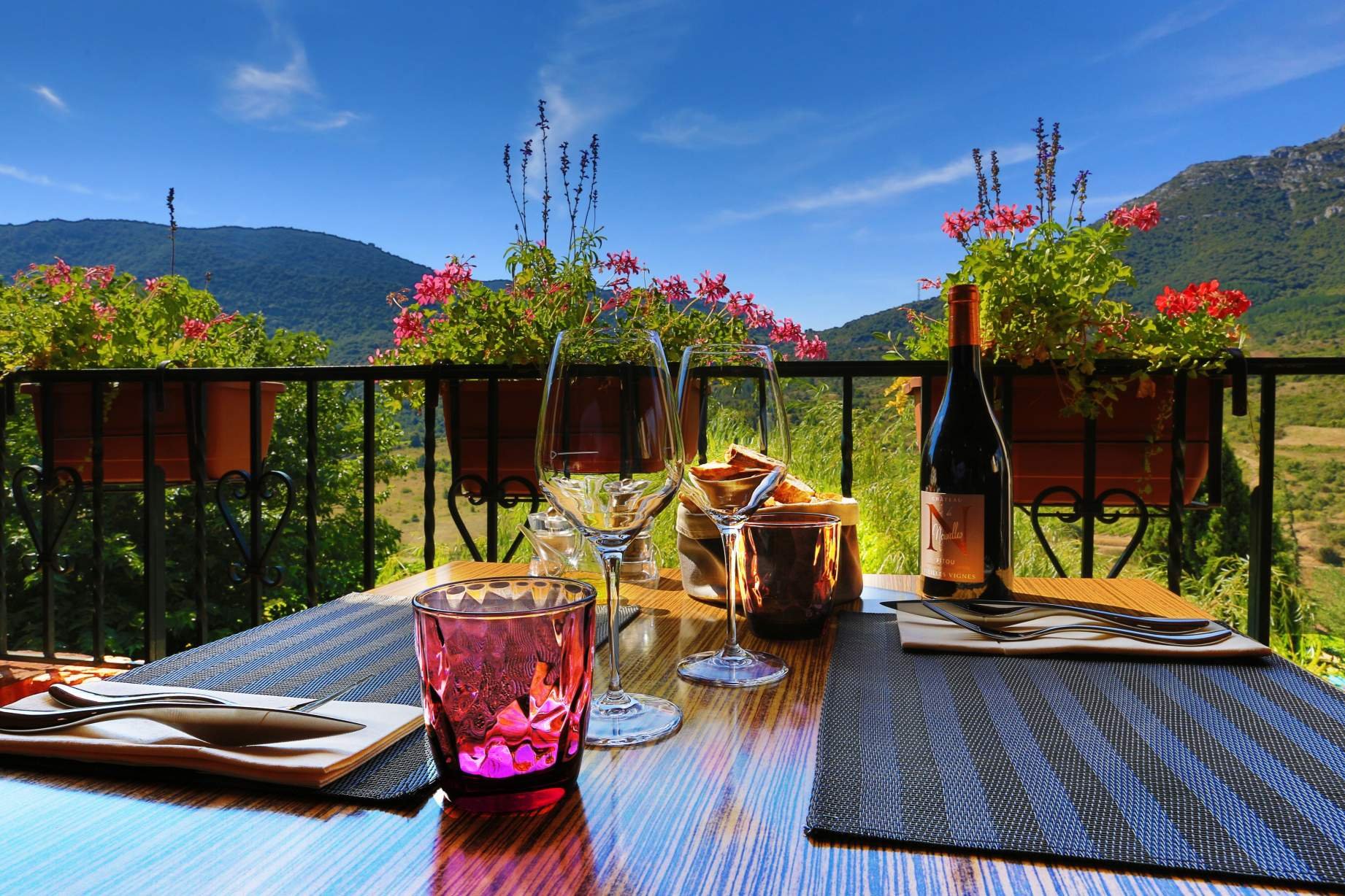 Auberge du Vigneron restaurant in Cucugnan, France
