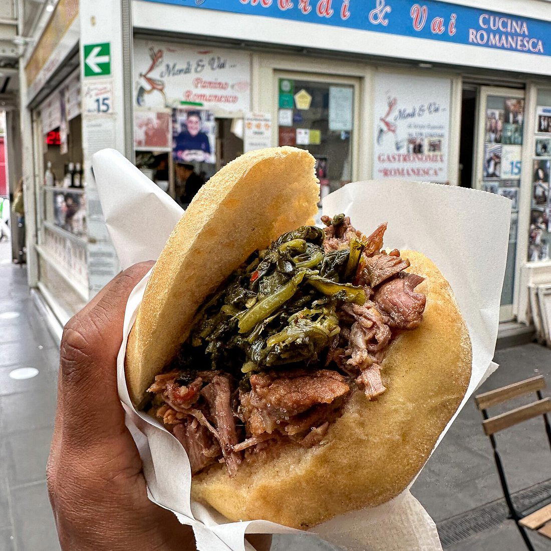 Mordi & Vai restaurant in Rome, Italy
