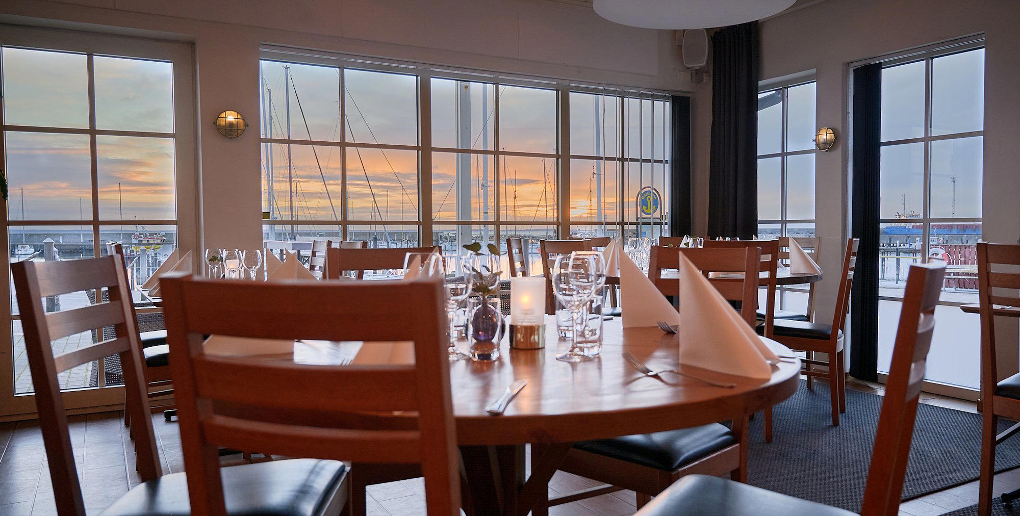 Restaurang Bryggan restaurant in Hoganas, Sweden