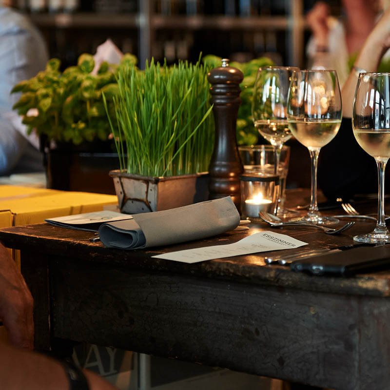 Restaurant Esszimmer im Inselloft