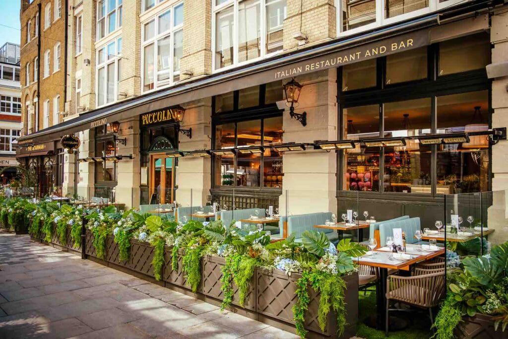 Piccolino Exchange Square restaurant in London, United Kingdom