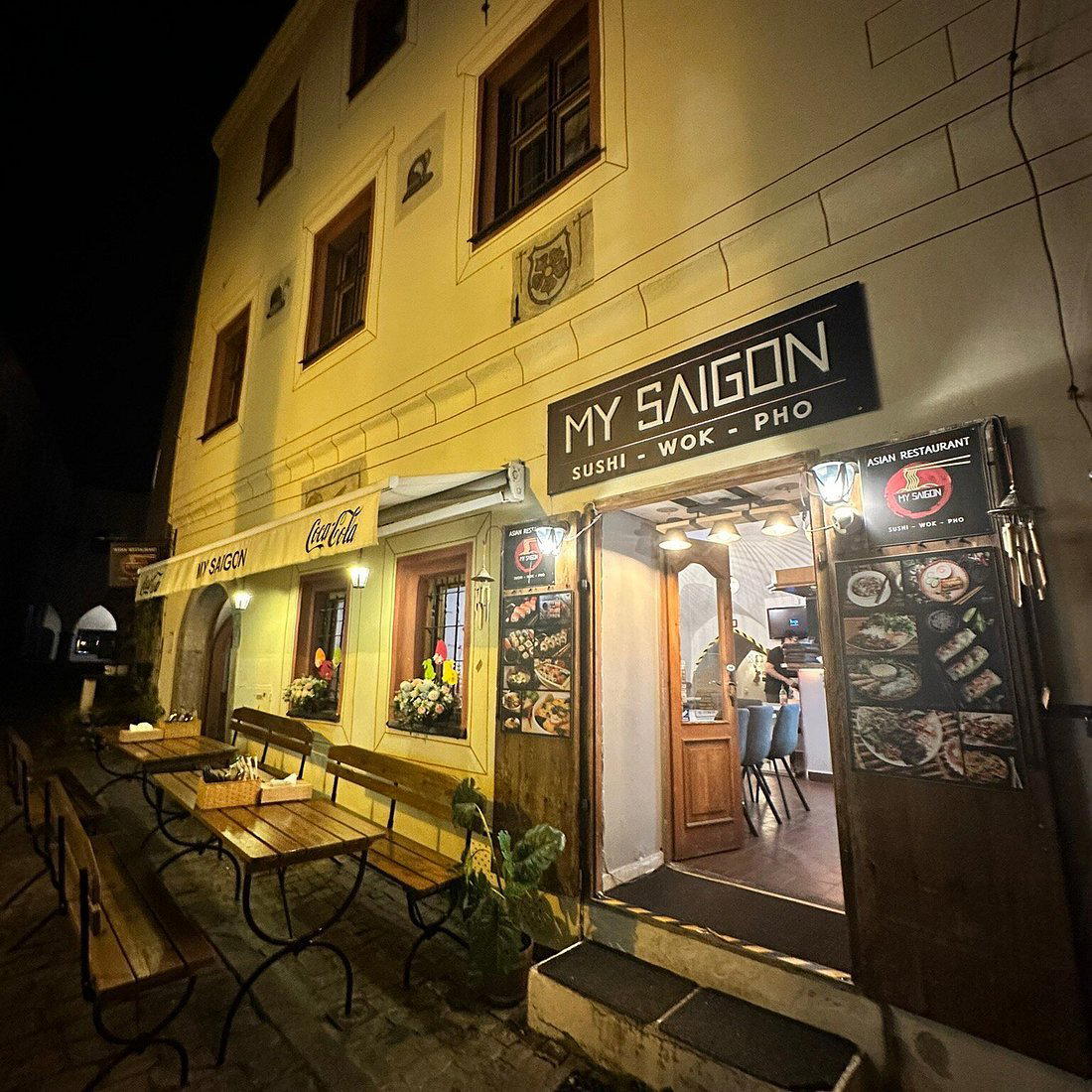 My Saigon restaurant in Cesky Krumlov, Czech Republic