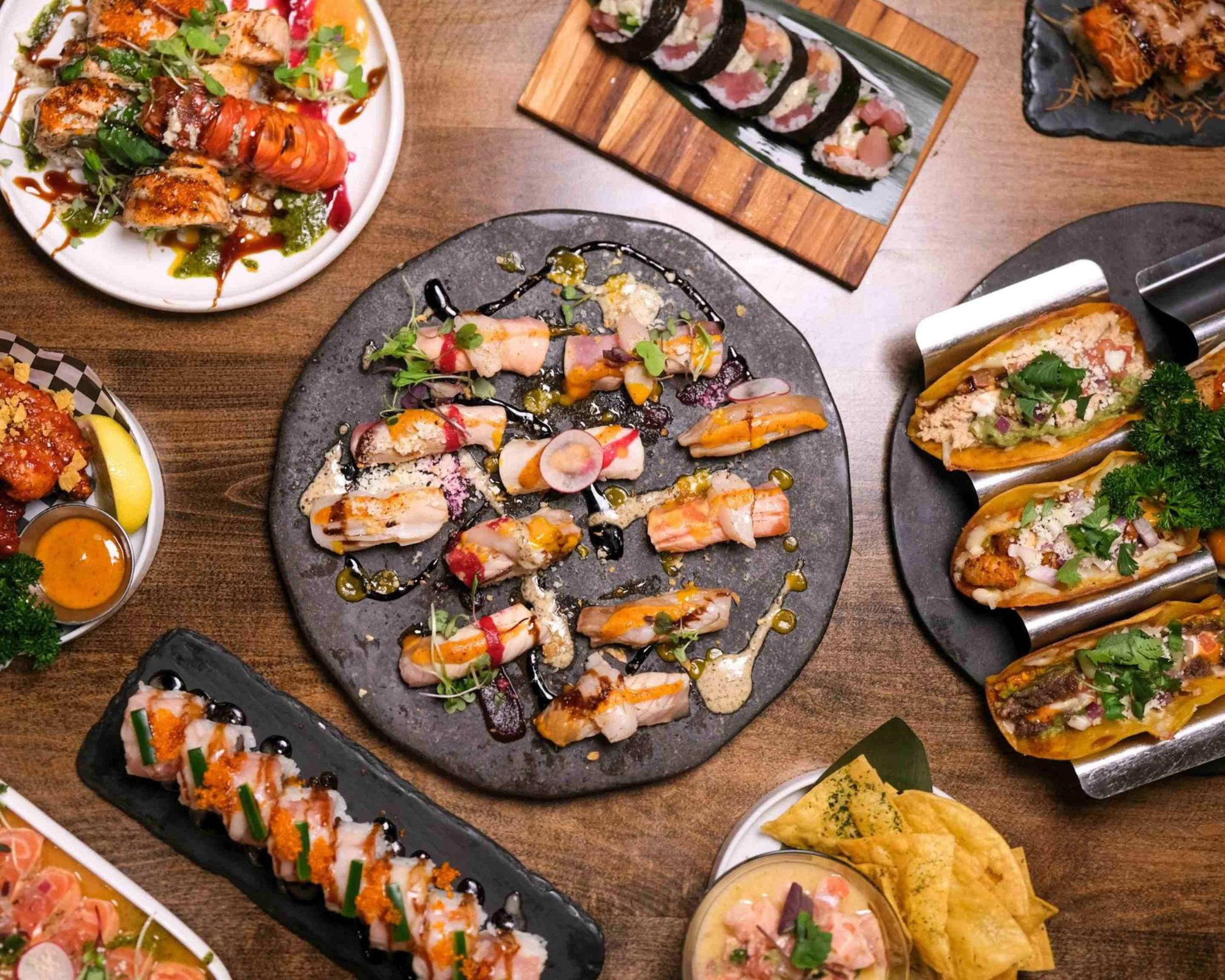 SAKU (sushi & taco) restaurant in Toronto, Canada