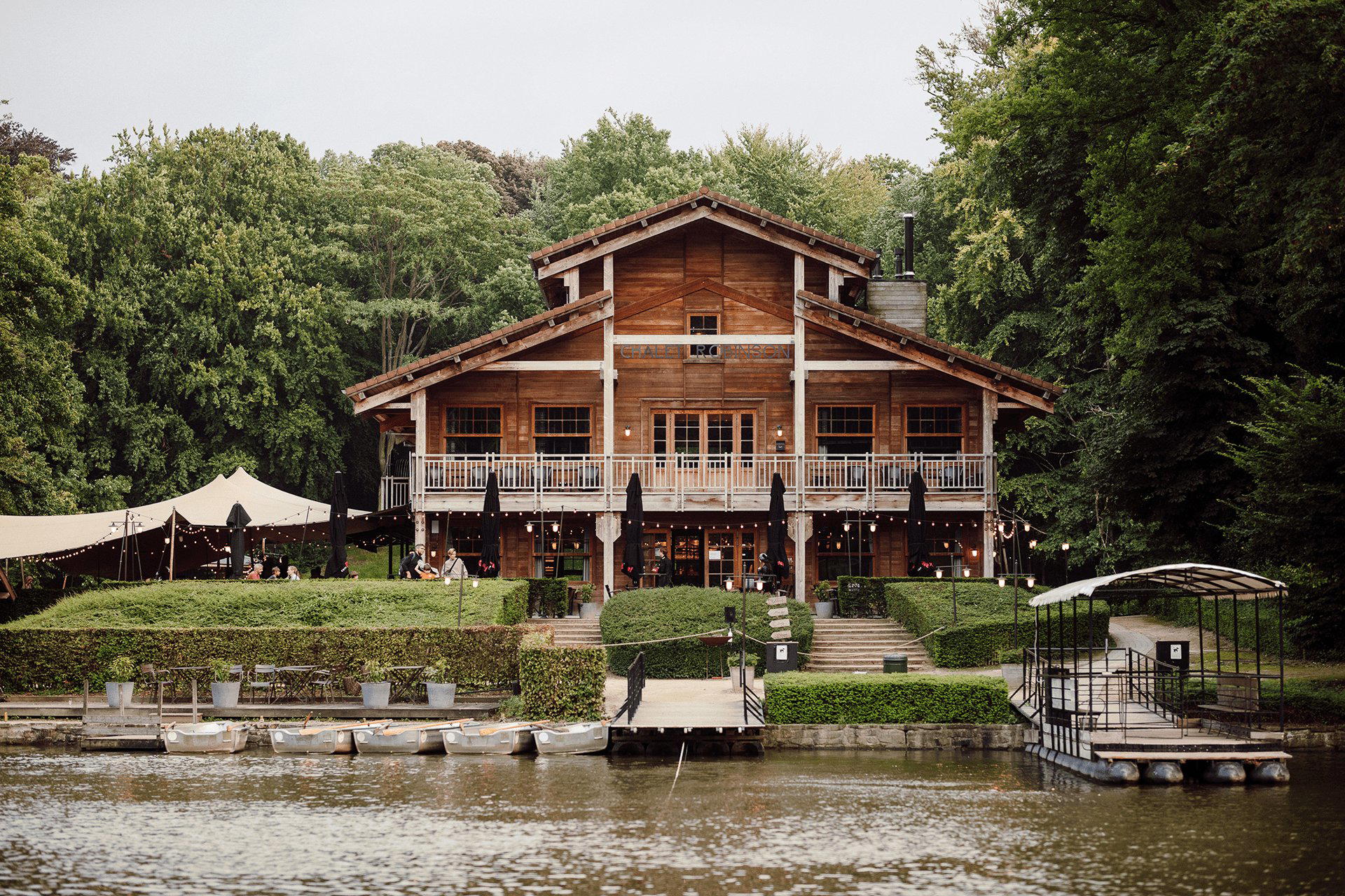 Chalet Robinson restaurant in Boendael, Belgium