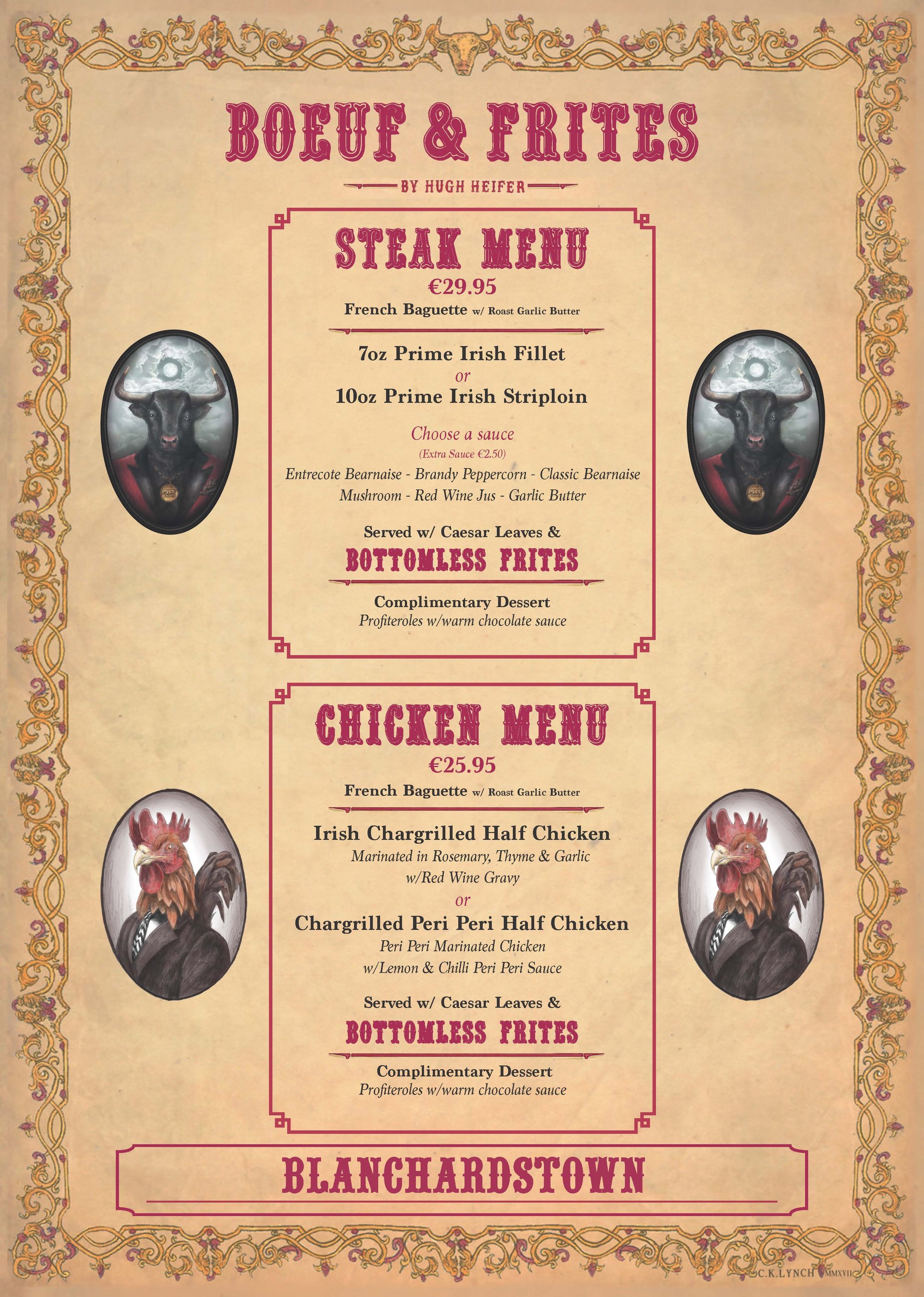 Boeuf & Frites restaurant in Blanchardstown, Ireland