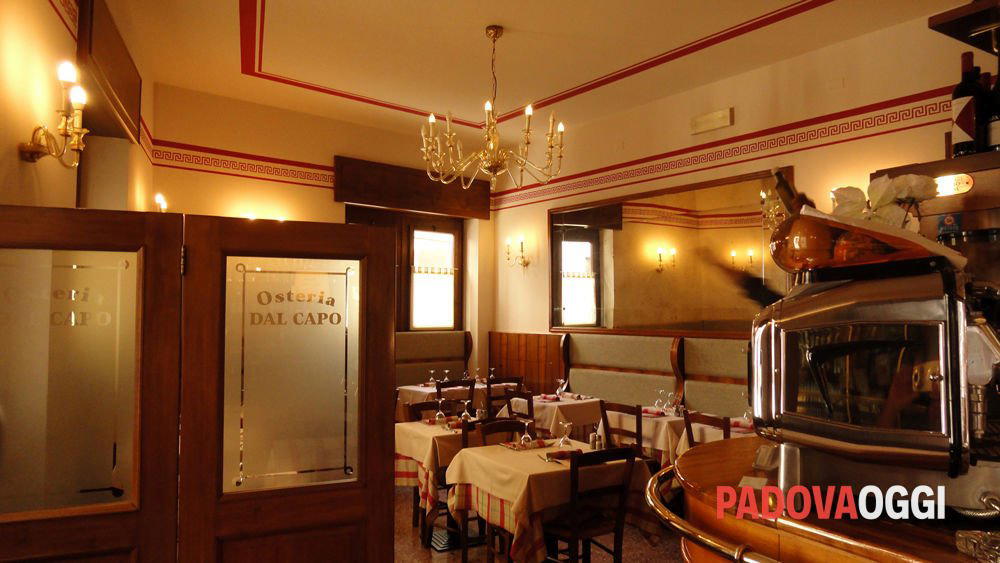 Osteria dal Capo restaurant in Padua, Italy