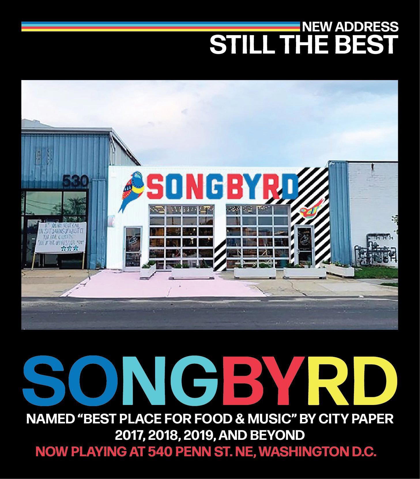 Songbyrd Music House restaurant in Washington DC, United States