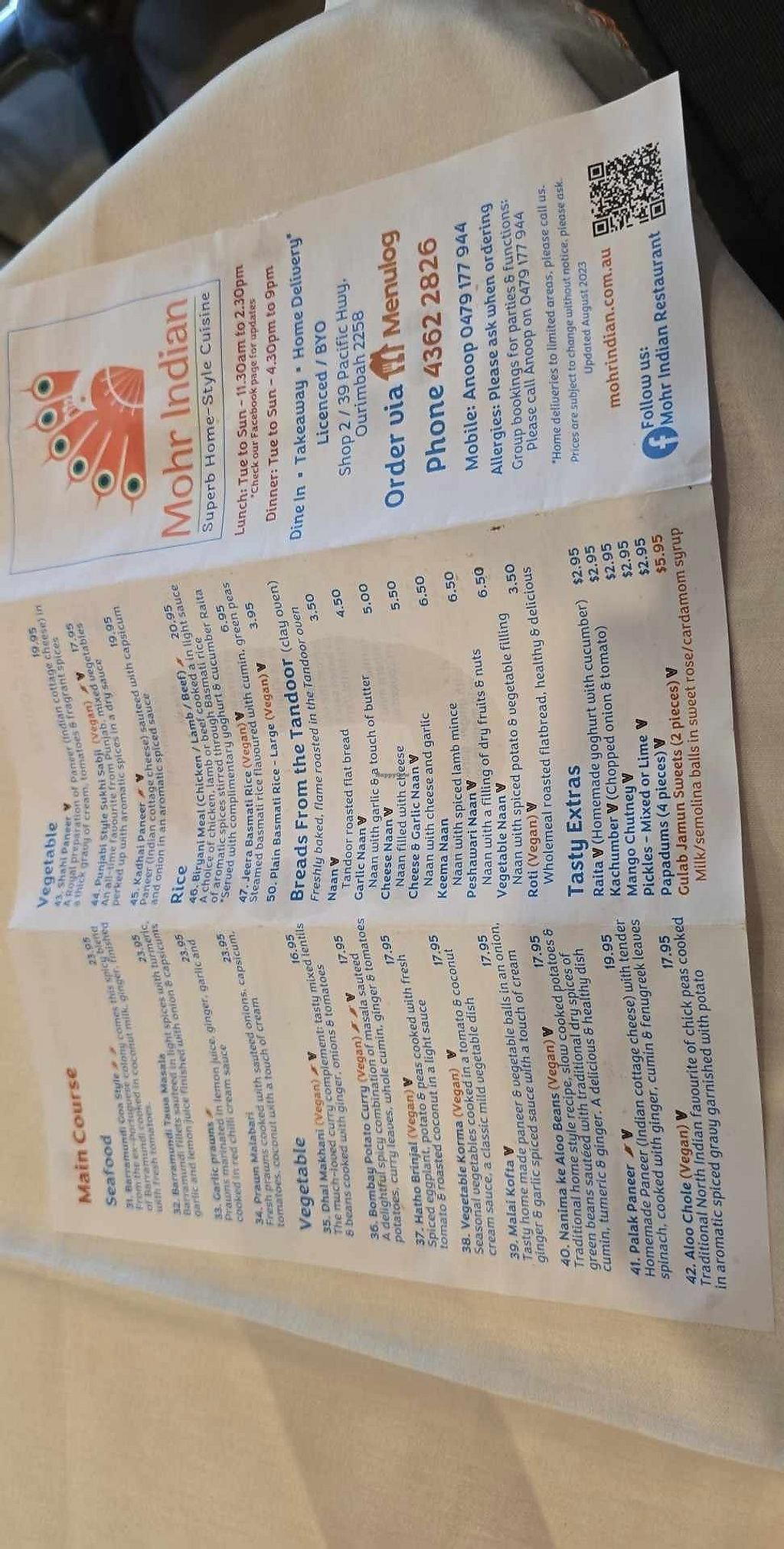 Mohr Indian Restaurant, Ourimbah, Australia