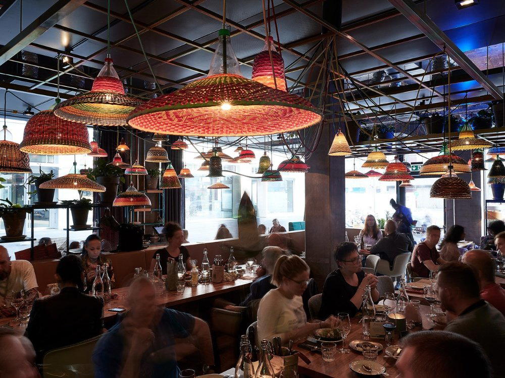 Neni restaurant in Zürich, Switzerland