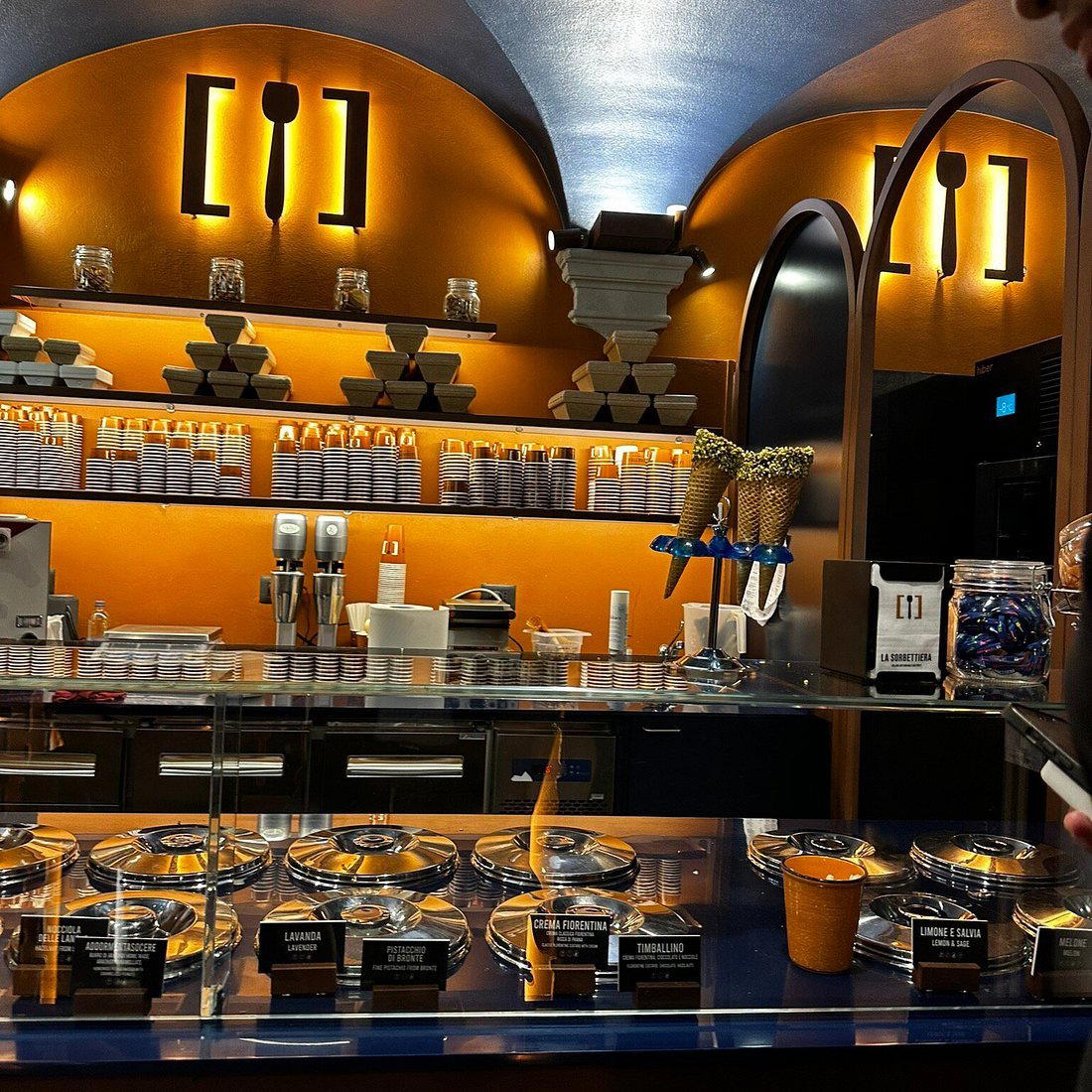 Gelateria Artigianale La Sorbettiera restaurant in Florence, Italy
