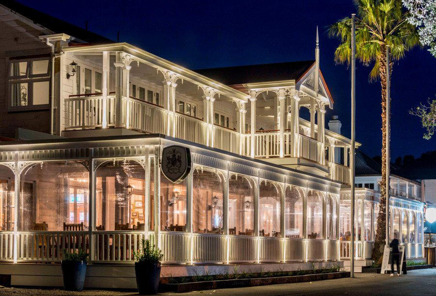 Duke of Marlborough Hotel restaurant in Bay of Islands