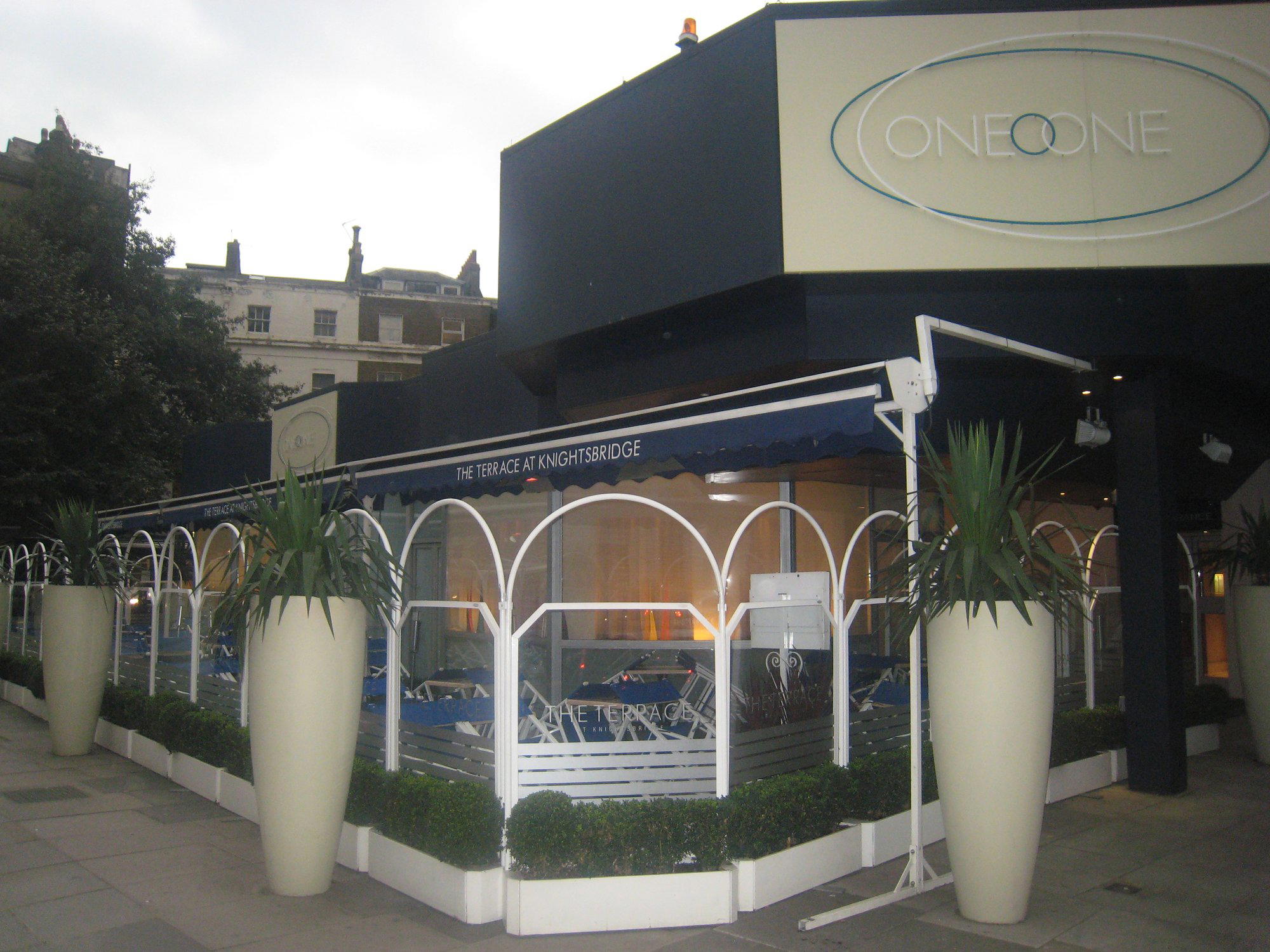One O One restaurant in London, United Kingdom