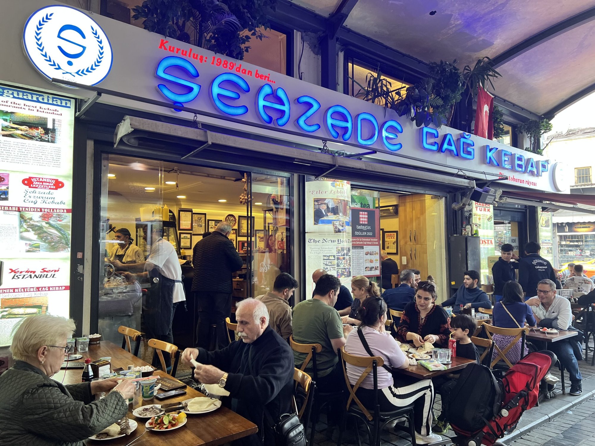 Şehzade Cağ Kebap restaurant in Istanbul, Turkey