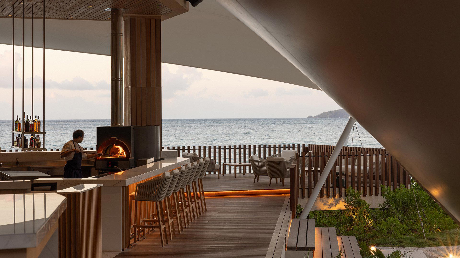 Azzurro restaurant in St. George's