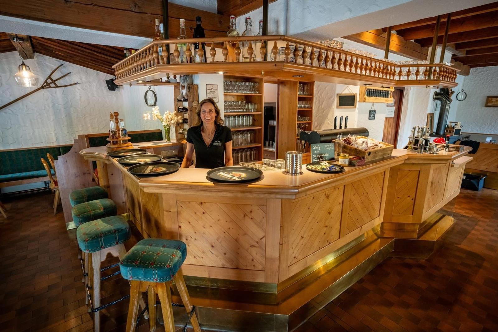 Gibler Alm restaurant in Elbigenalp, Austria