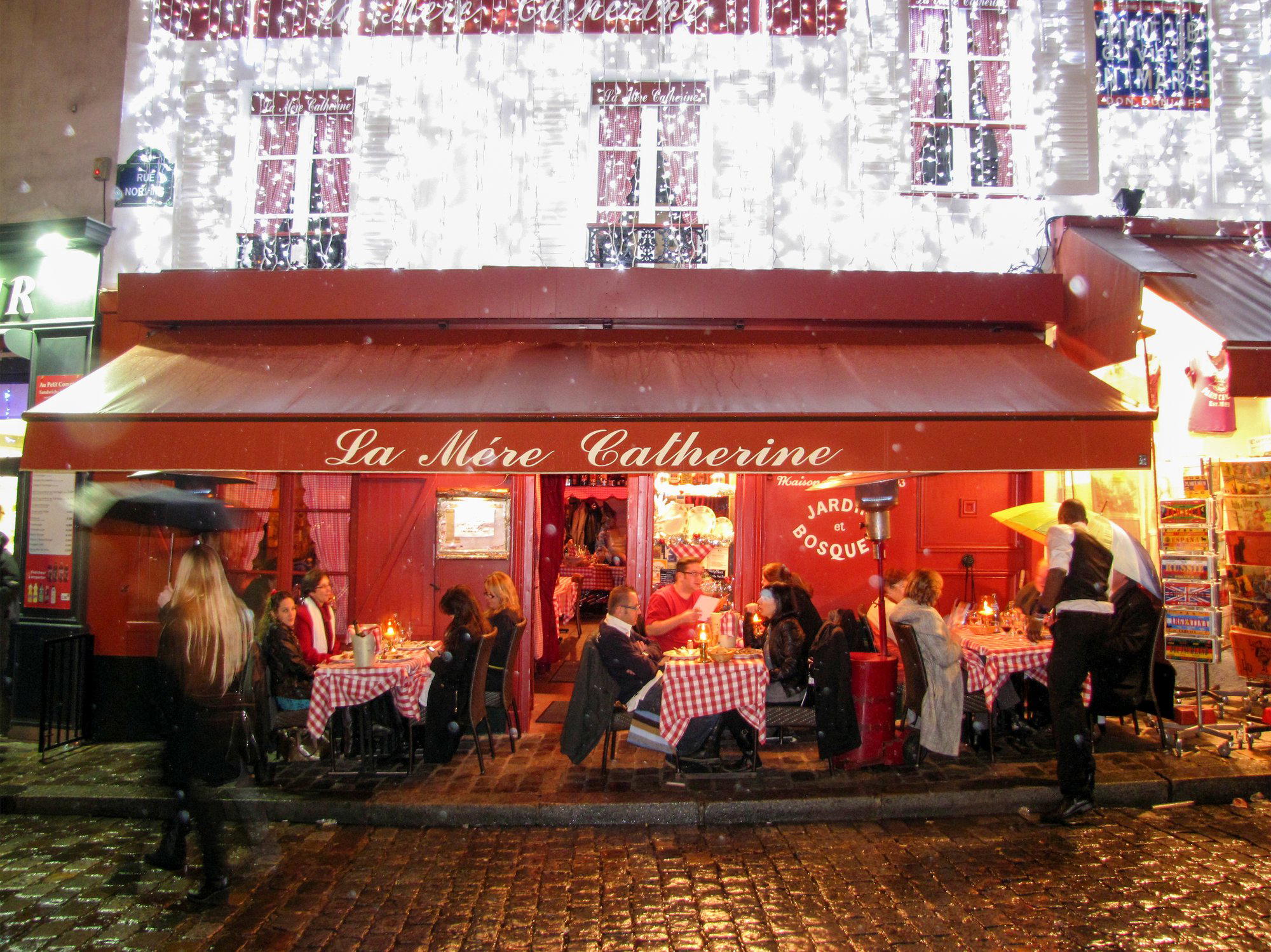 La Mère Catherine restaurant in Paris, France