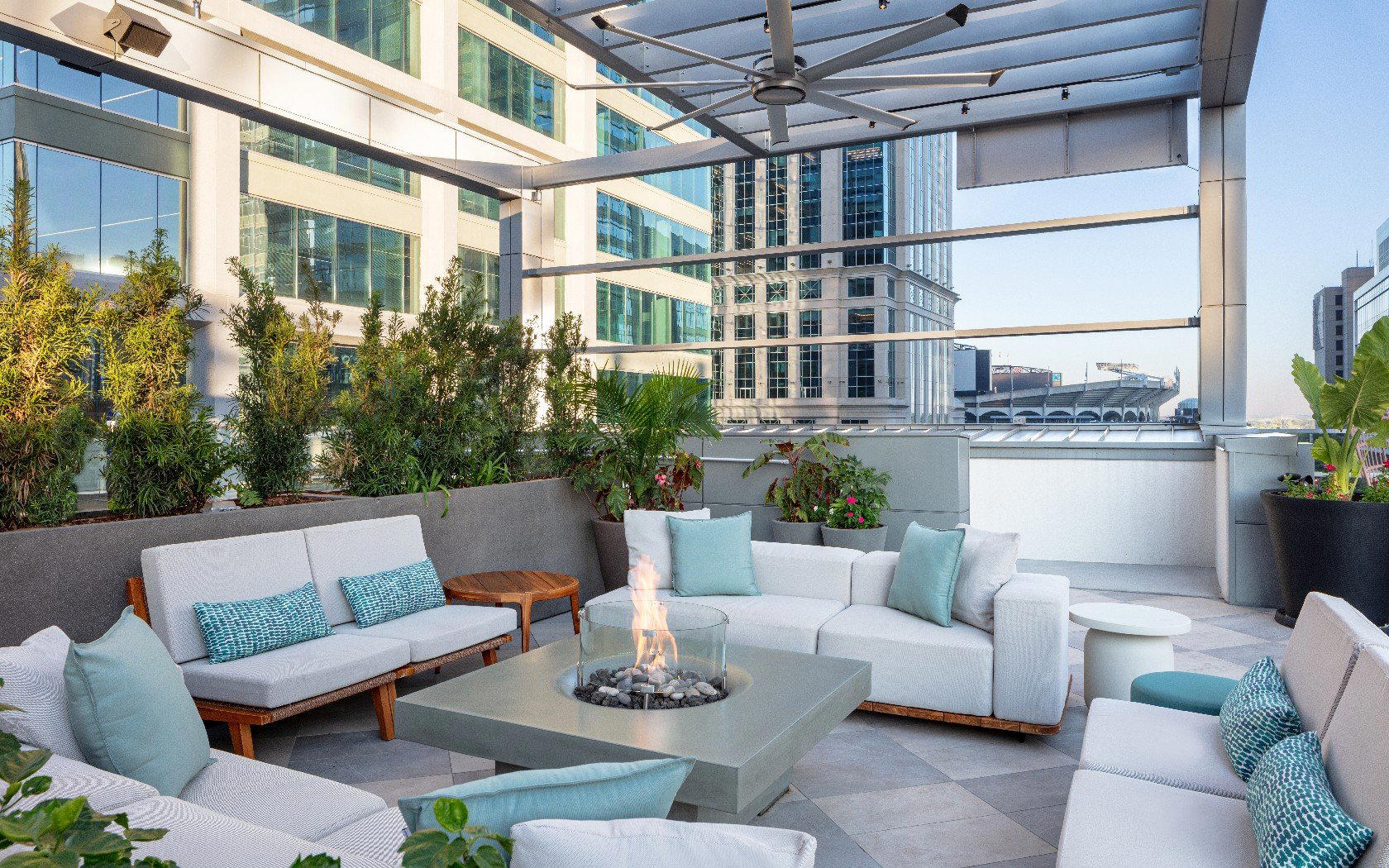 Aura Rooftop restaurant in Charlotte