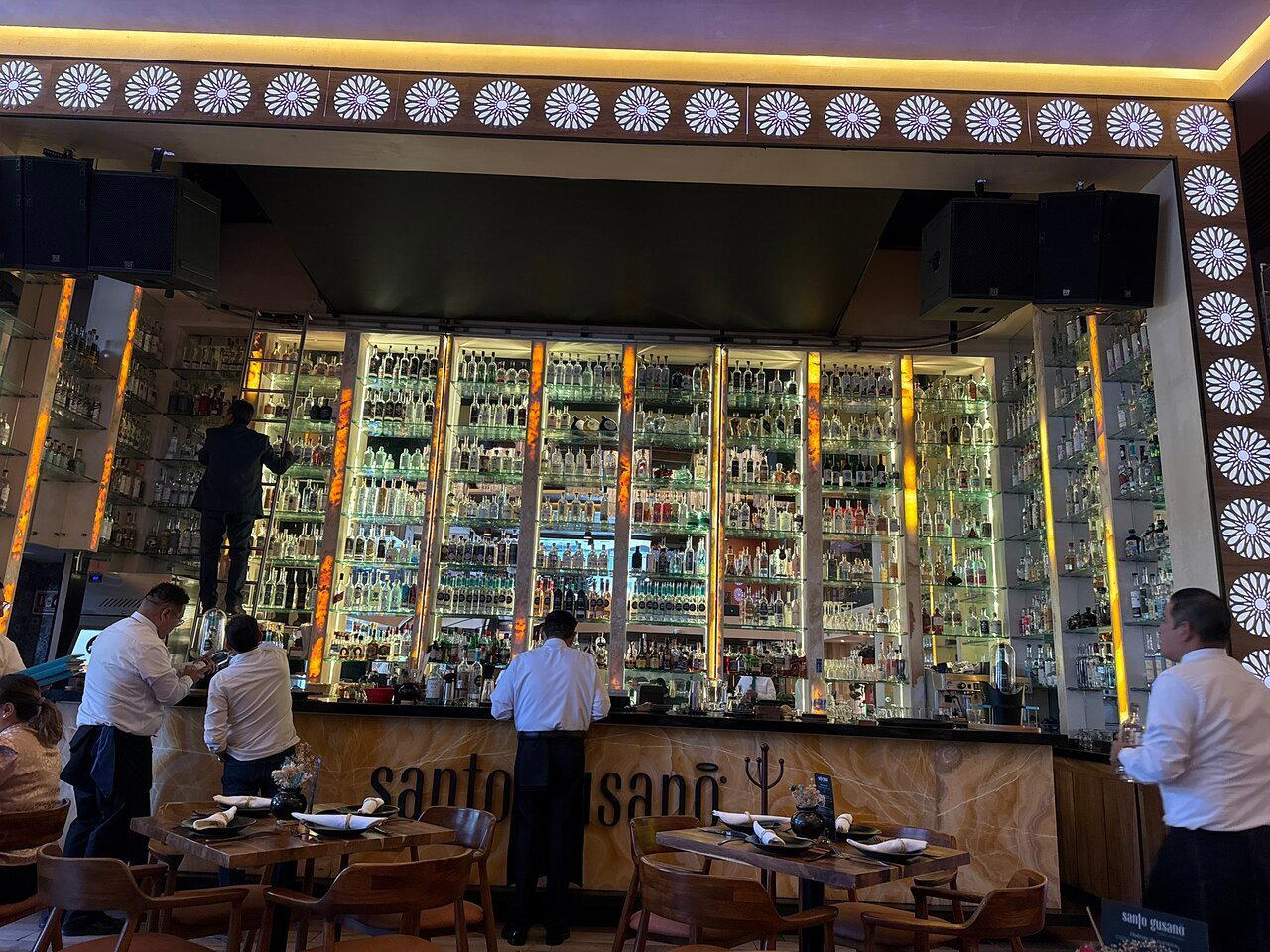 Mezcalería Santo Gusano restaurant in Mexico City, Mexico