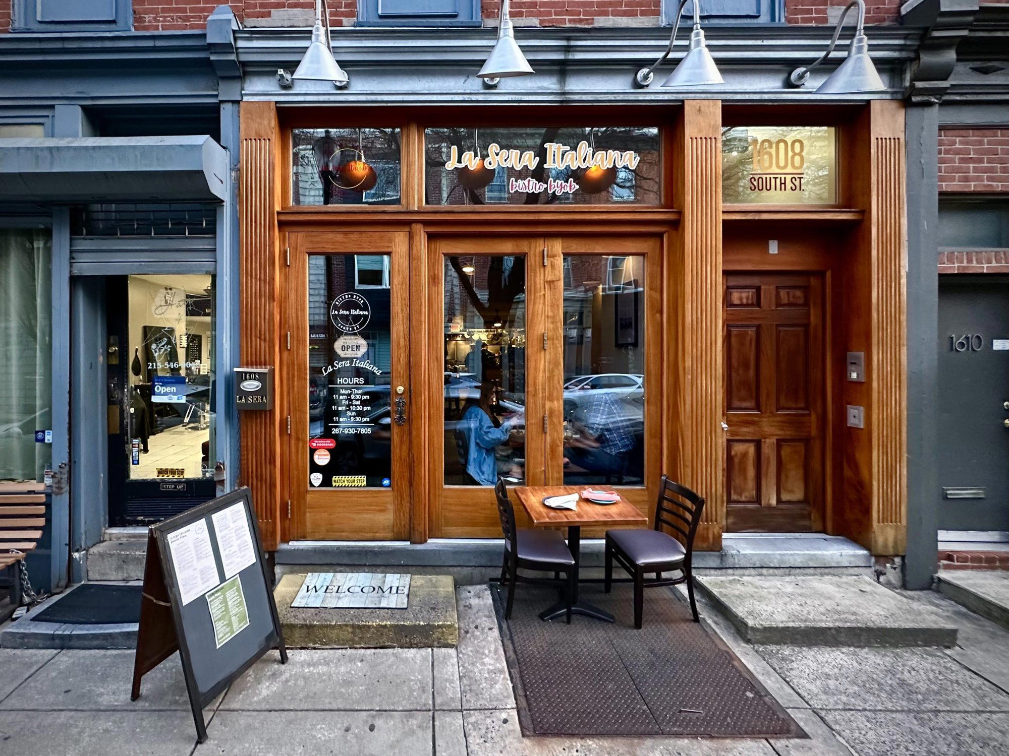 La Sera Italiana restaurant in Philadelphia, United States