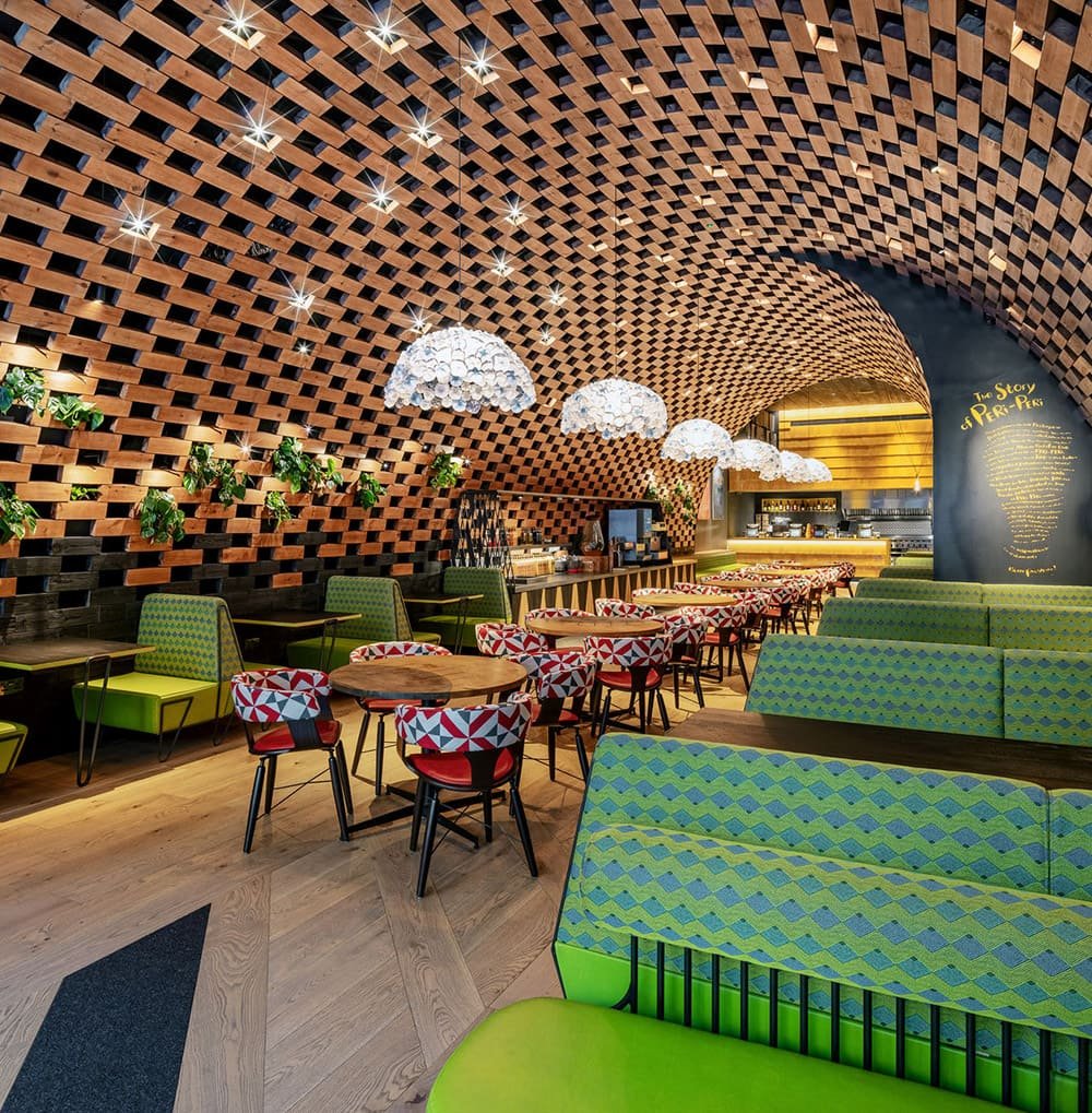 Nando's restaurant in Ibloemfontein, South Africa