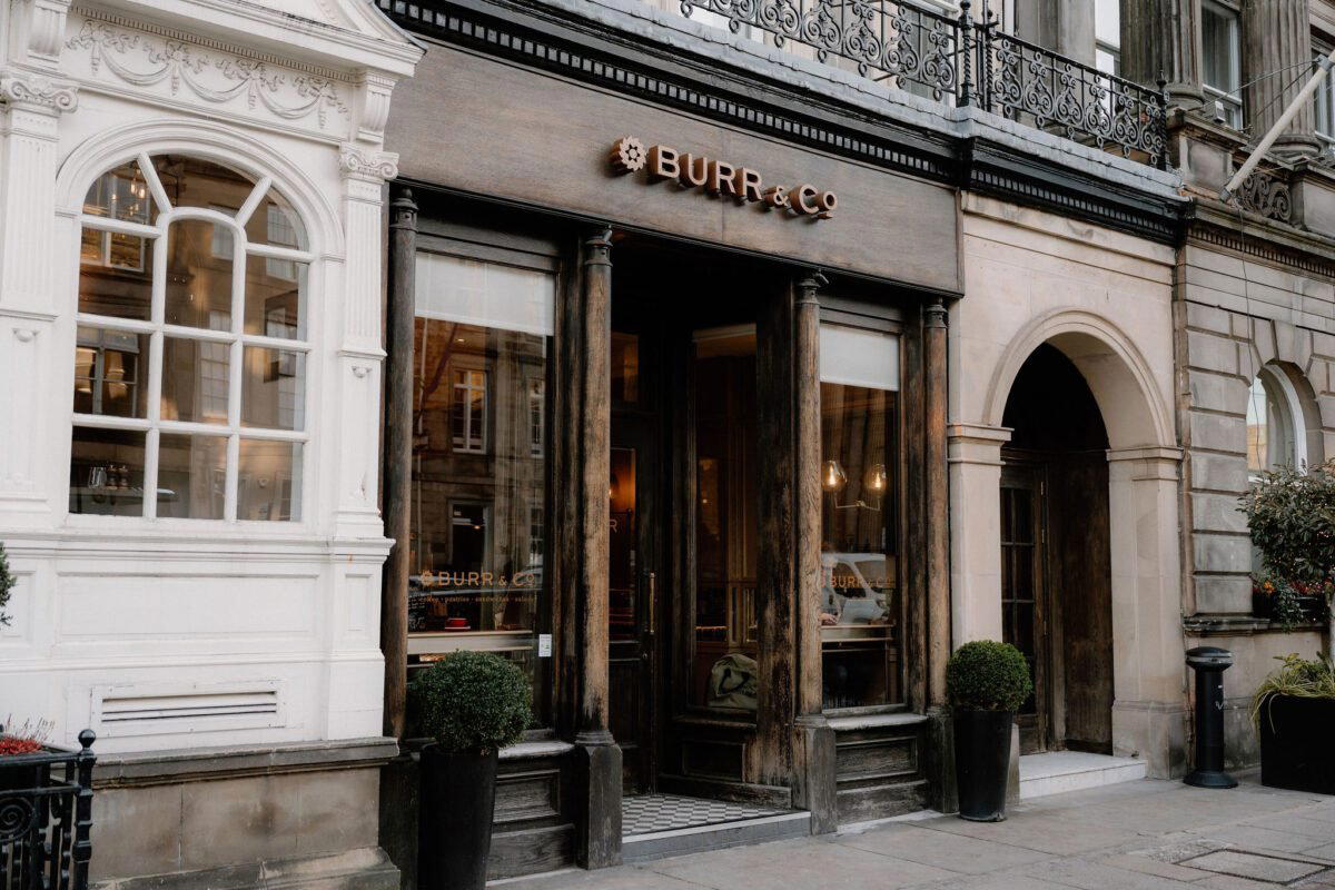 Burr & Co restaurant in Edinburgh, United Kingdom