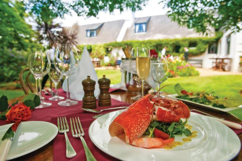 La Sablonnerie restaurant in Sark, Guernsey