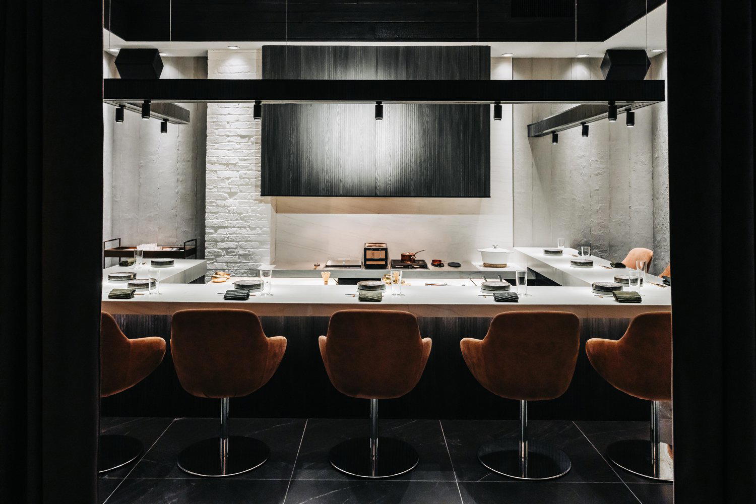 The Omakase Room at Sushi-San restaurant in Chicago, United States