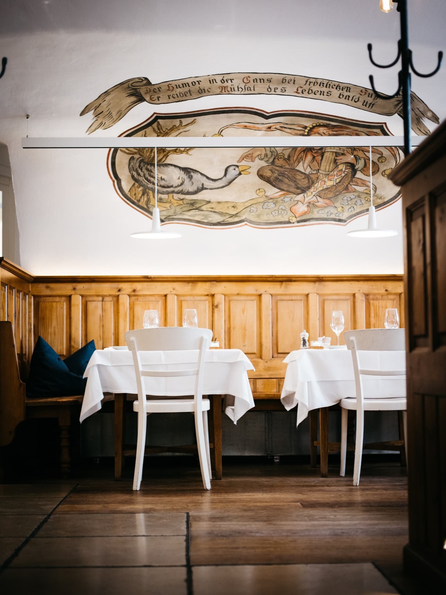 Arthotel Blaue Gans restaurant in Salzburg, Austria