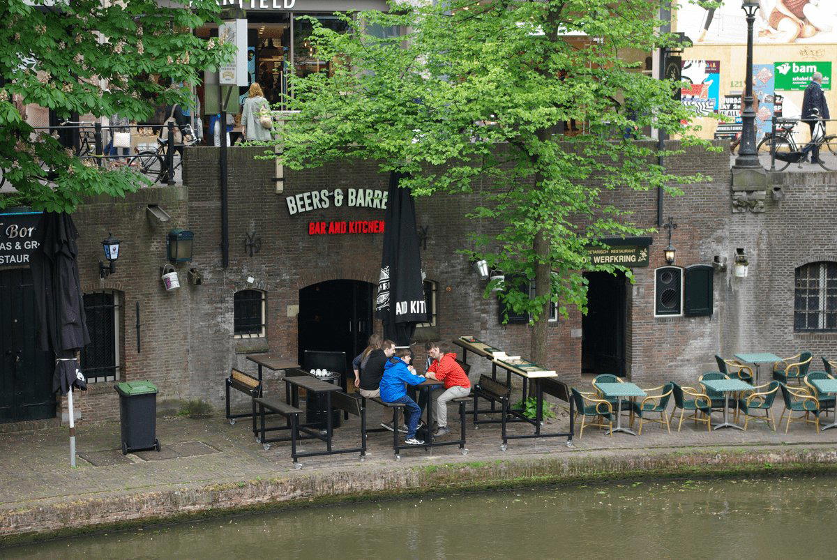 Beers & Barrels Downtown restaurant in Utrecht, Netherlands