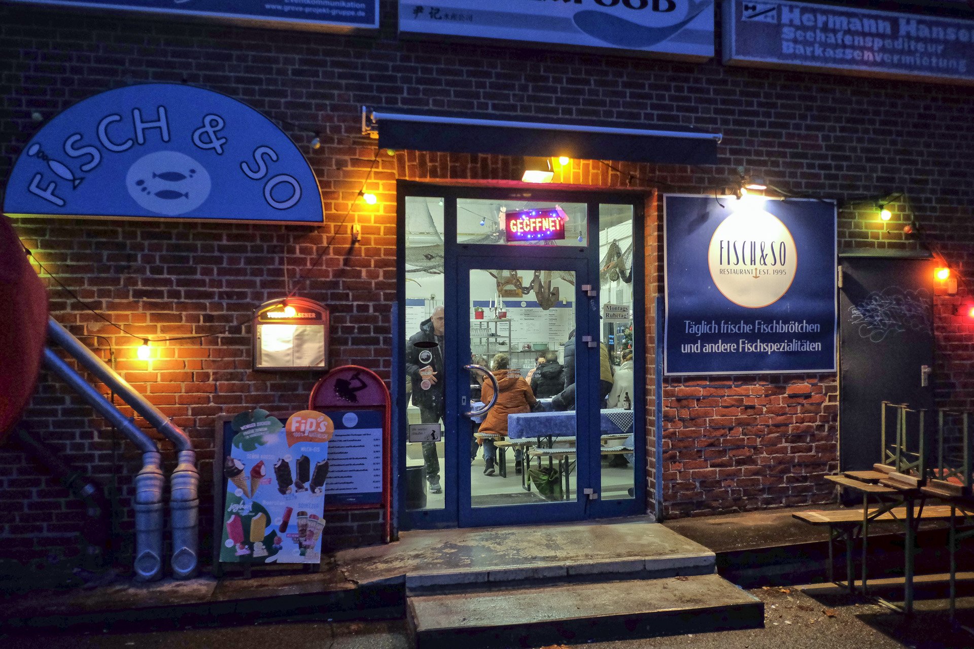Fisch & So restaurant in Hamburg, Germany