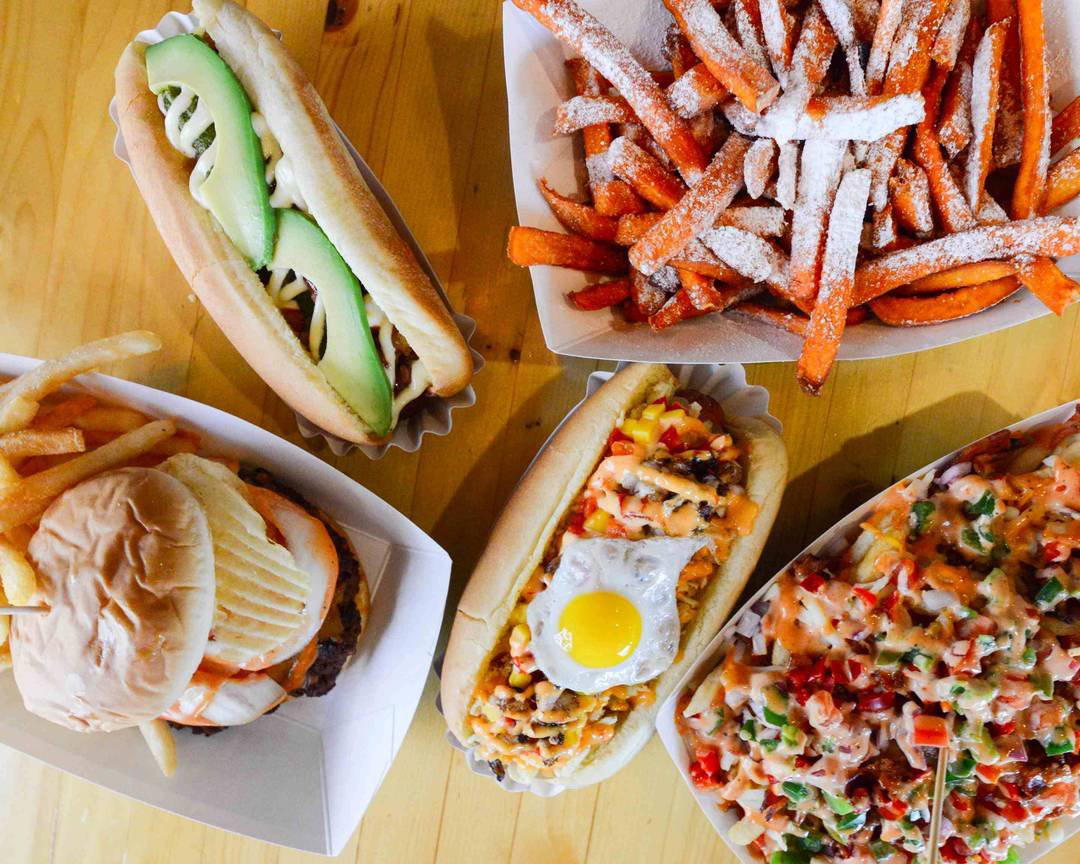 Mike's Hot Dogs restaurant in Sandy Springs, United States
