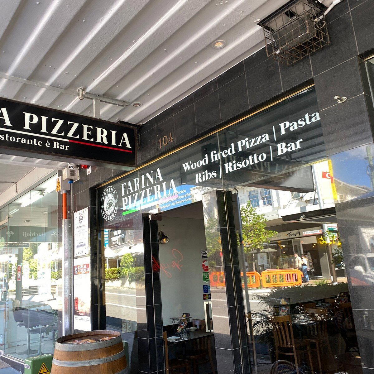 Farina Pizzeria Crows Nest restaurant in Sydney, Australia