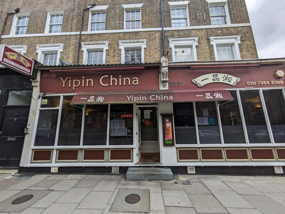 Yipin China restaurant in London, United Kingdom