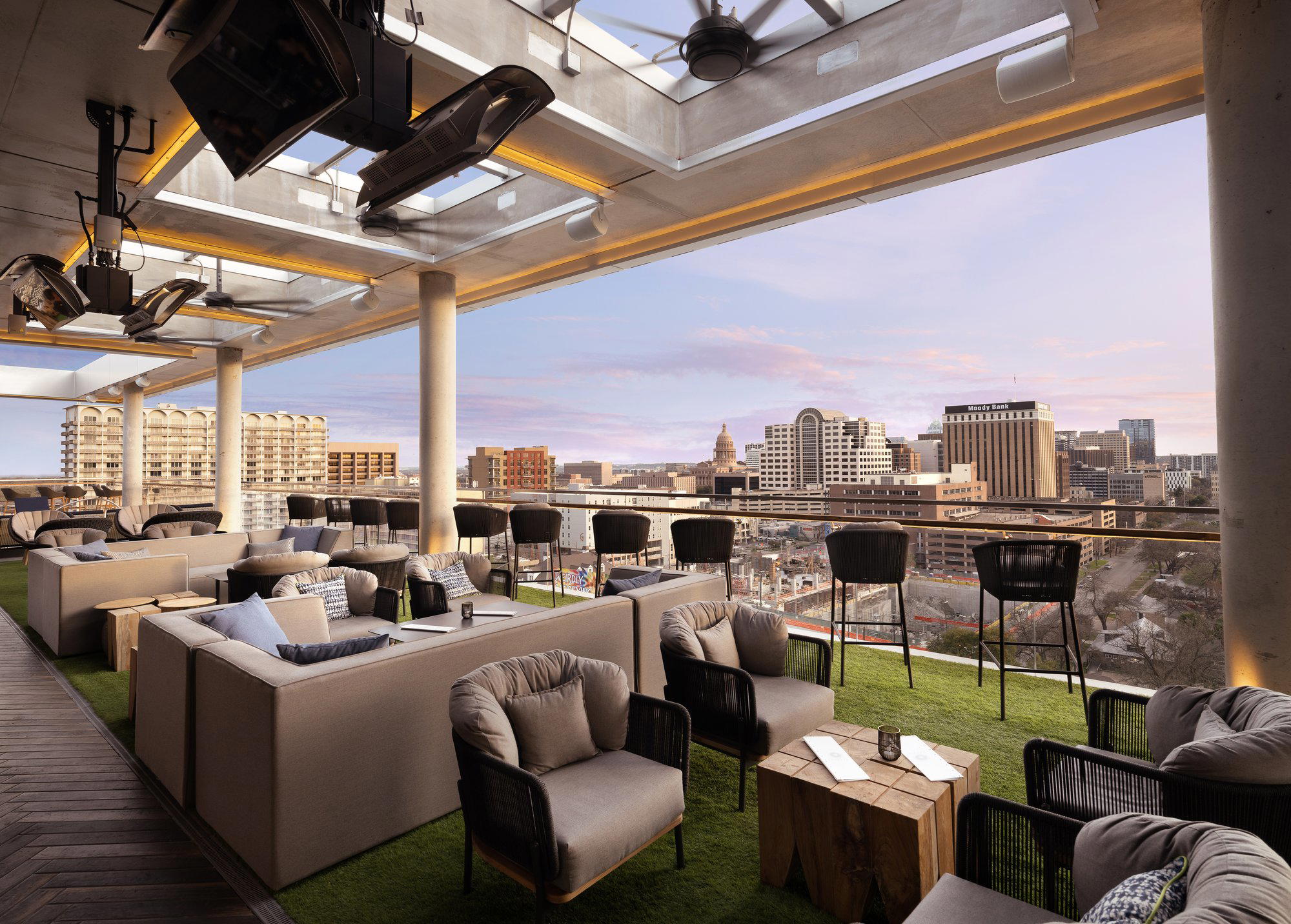 Otopia Rooftop restaurant in Austin, United States