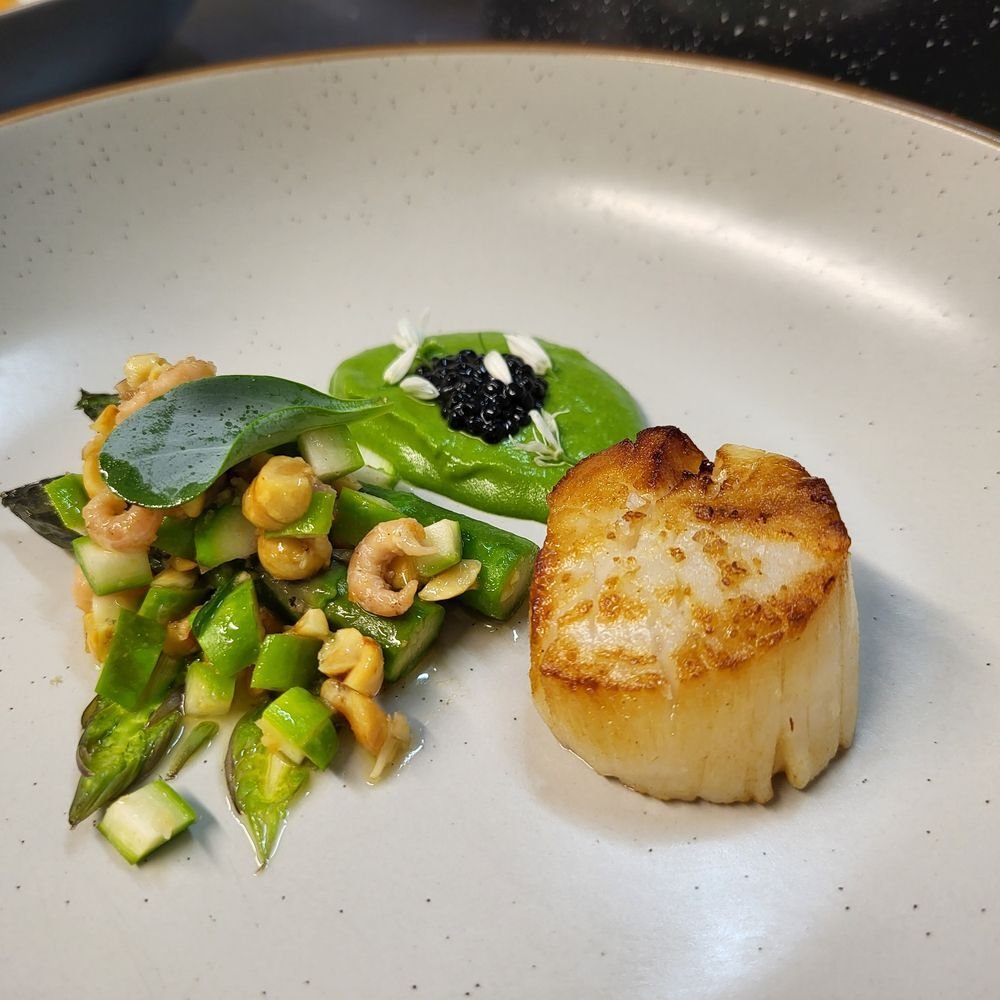 Thomas Carr At The Coast restaurant in Scarborough, United Kingdom