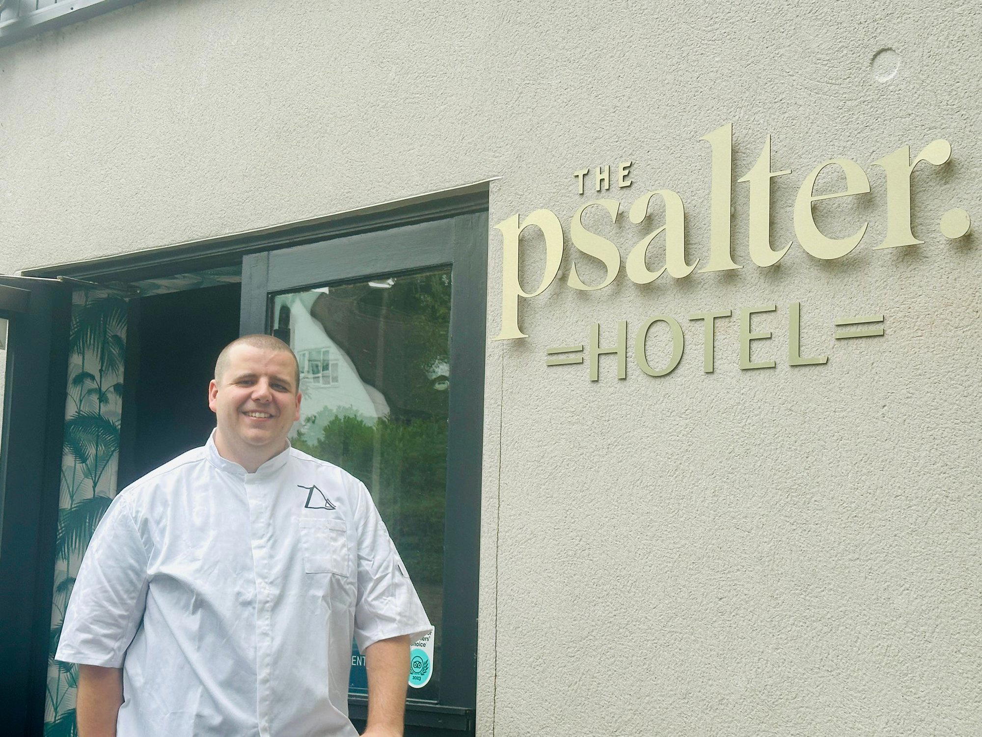 Tom Lawson at the Psalter restaurant in Sheffield, United Kingdom
