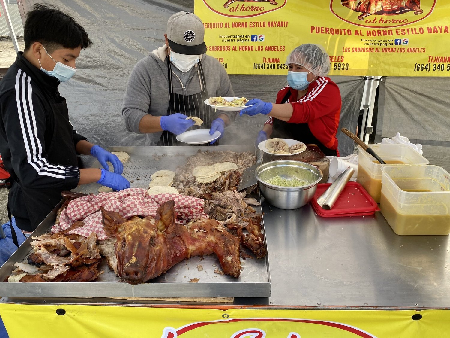 Los Sabrosos Al Horno restaurant in Los Angeles, United States