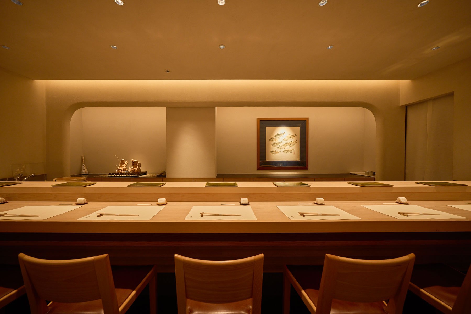 Mizukami restaurant in Tokyo, Japan