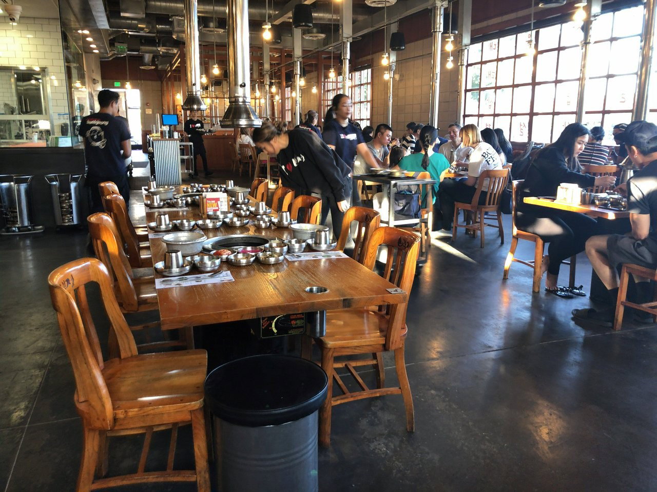 Baegyangsa Temple restaurant in Jangseong-gun, South Korea