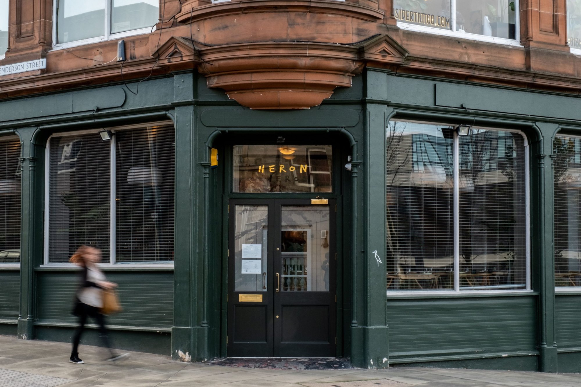 Heron restaurant in Leith, United Kingdom