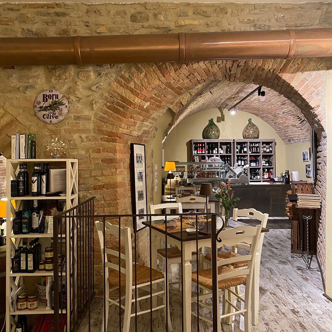 Tipico Osteria dei Sensi restaurant in Montone, Italy