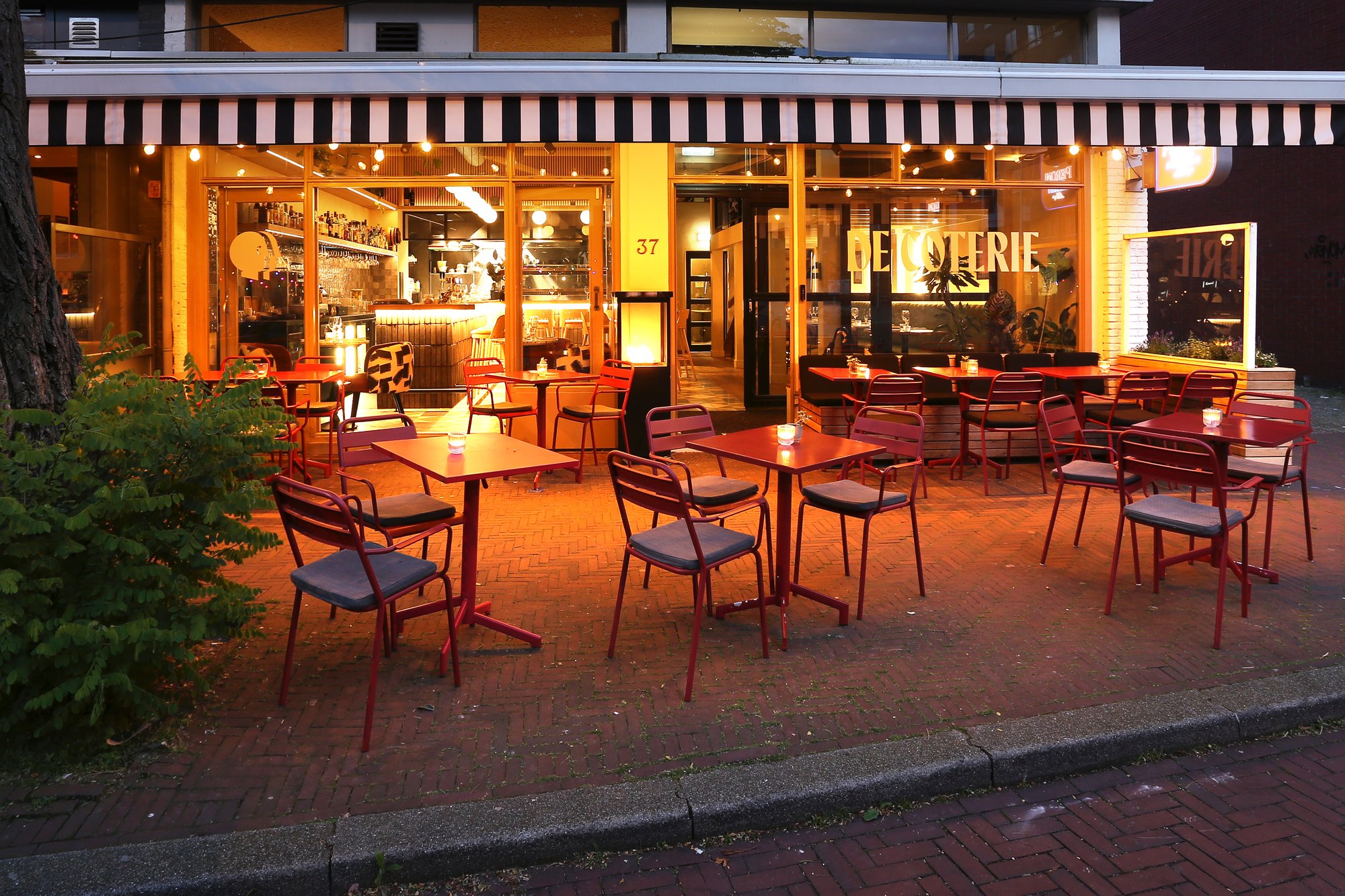 De Coterie restaurant in The Hague, Netherlands