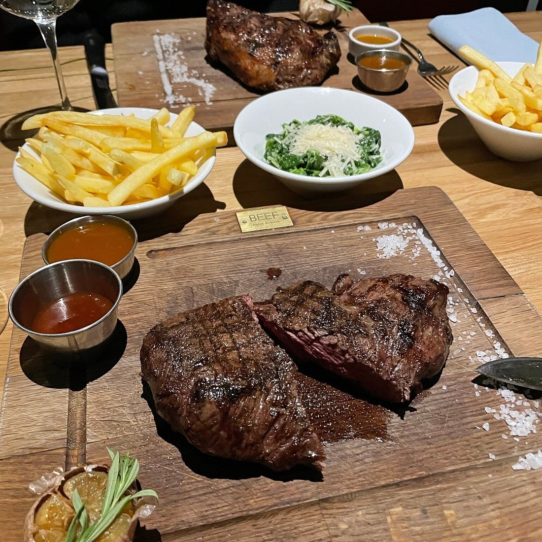 Beef restaurant in Kyiv, Ukraine