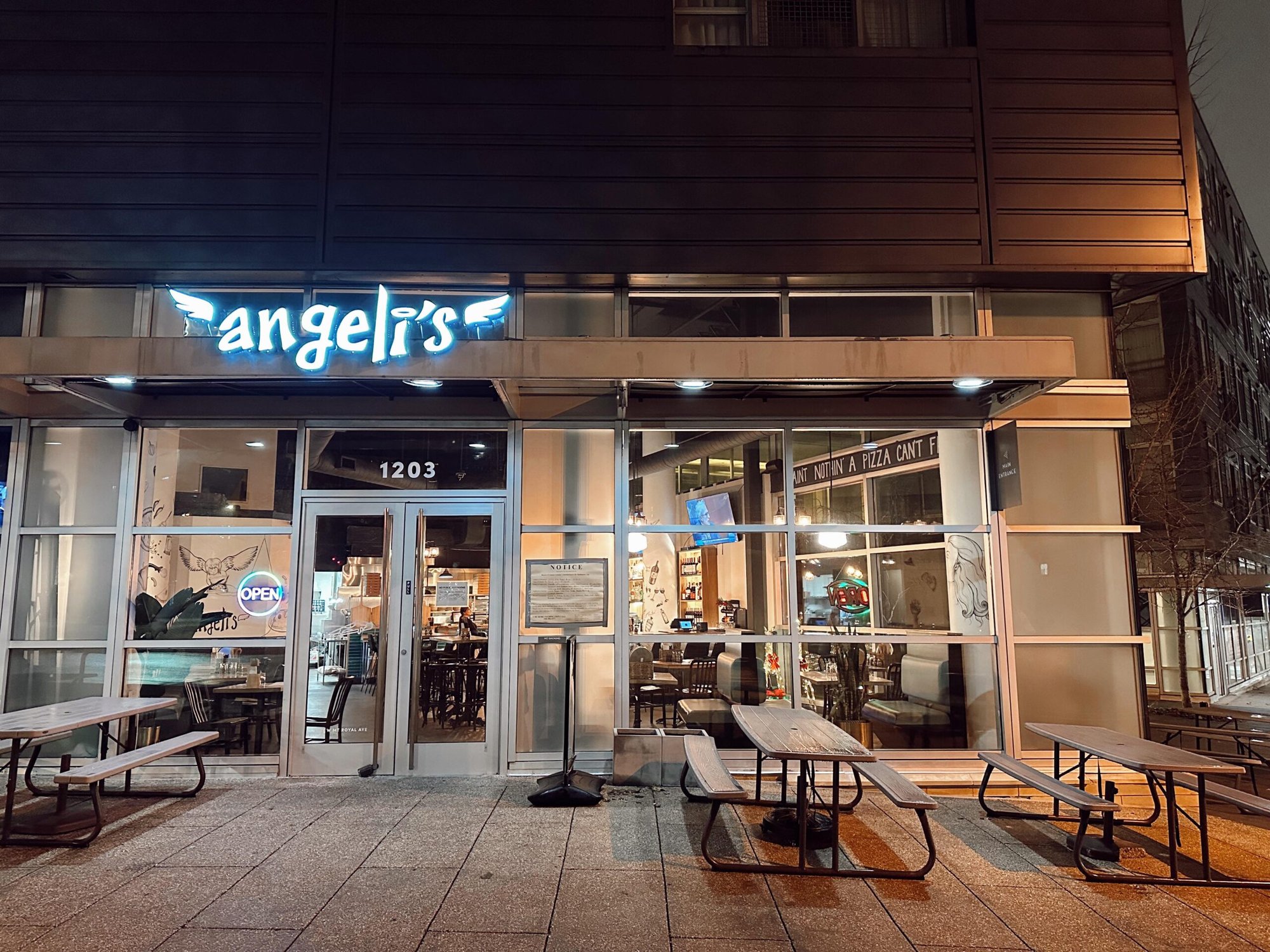Angeli's Pizzeria restaurant in Baltimore, United States