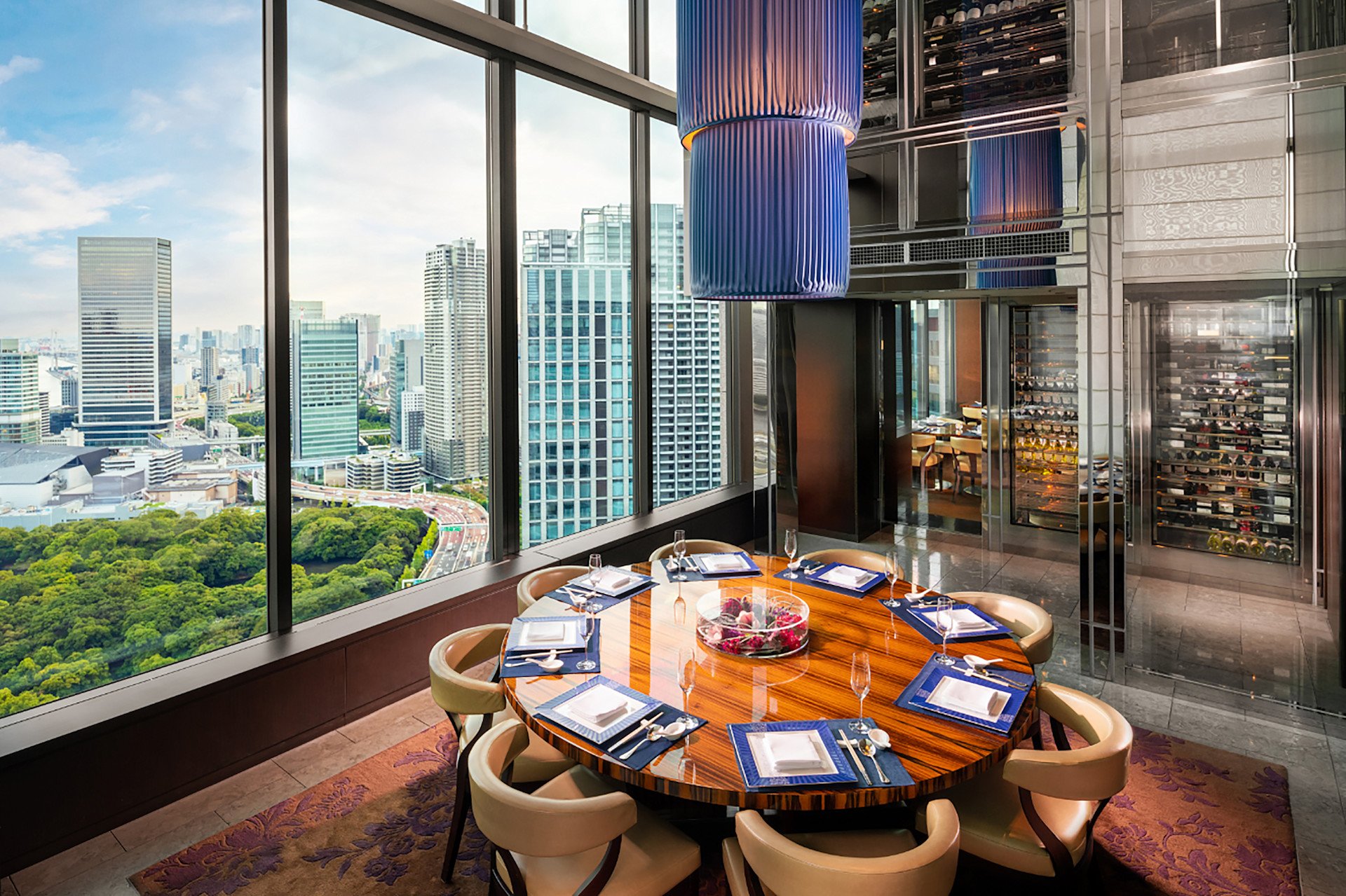 China Blue restaurant in Tokyo, Japan