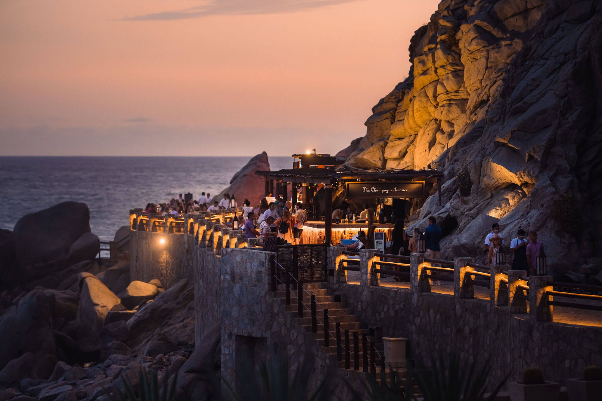 El Farallon restaurant in Cabo San Lucas, Mexico